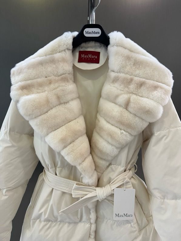 Зимова куртка з хутром кролика фото 9