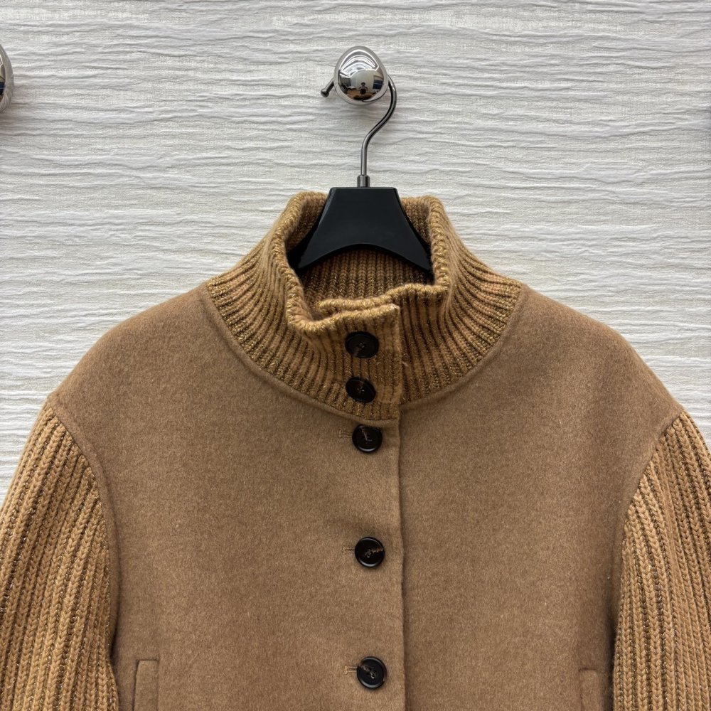 Зимняя шерстяная лоскутная куртка фото 2