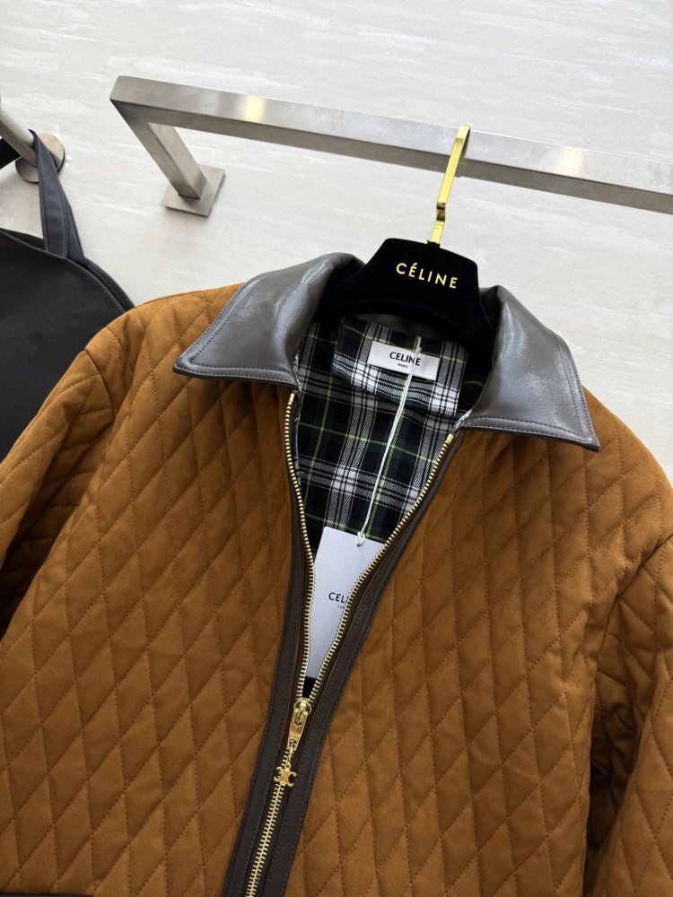 Зимова стеганая шкіряна куртка фото 9